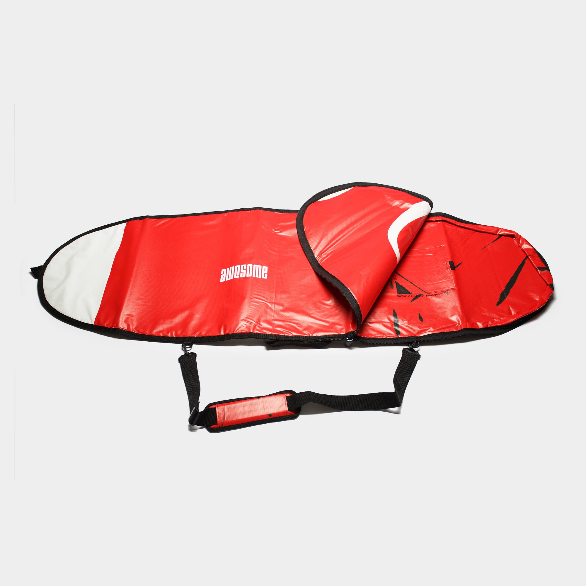 6'0 Awesome x The Progress Project Boardbag - Red